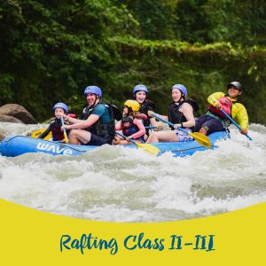 WAVE Expeditions Rafting Class II-III in Arenal – Experience the thrill of rafting on the Balsa River with WAVE Expeditions.