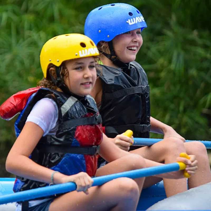 rafting with kids in balsa river, Costa Rica