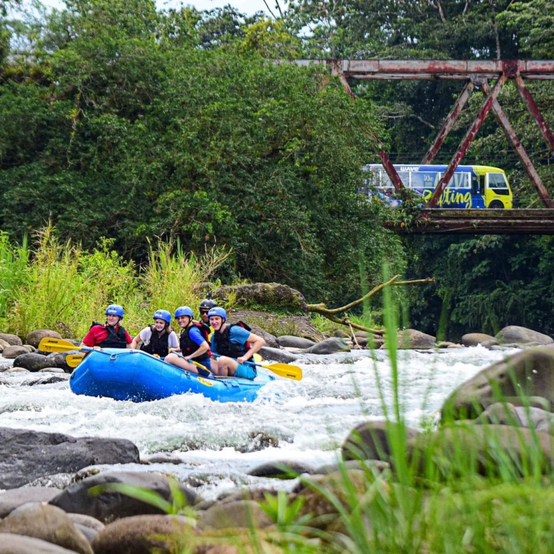 White water rafting at Sarapiqui River, Costa Rica
