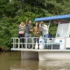 caño negro boat tour friends