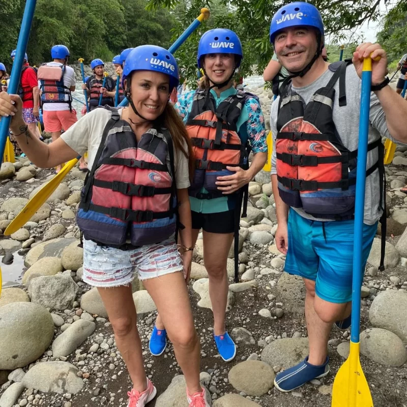 People at Sarapiquí River for Rafting Costa Rica